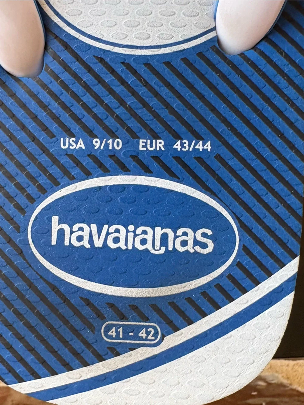 Havaianas Teams Brasil 10 Flip Flops Special Edition Men's Size 9/10